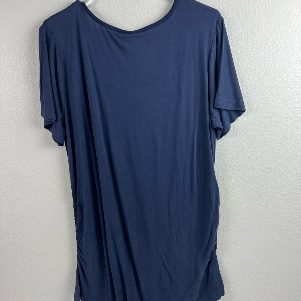 Oh! mamma maternity women’s knot front top - Picture 2 of 4